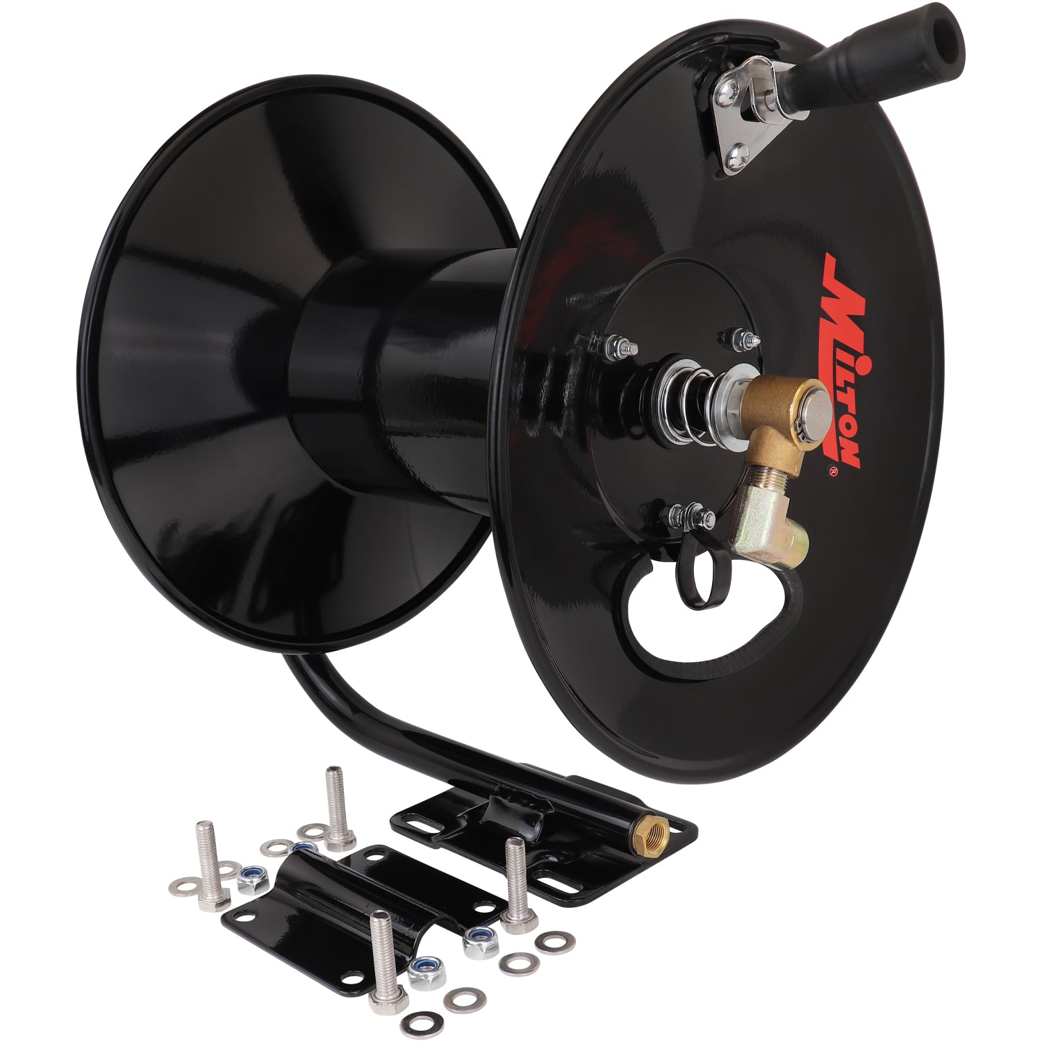 Empty Manual Reel for Pressure Washing (holds 200' of hose)