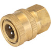 1/4" Quick Coupler, Female Straight Thru