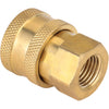 1/4" Quick Coupler, Female Straight Thru