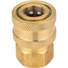 1/4" Quick Coupler, Female Straight Thru