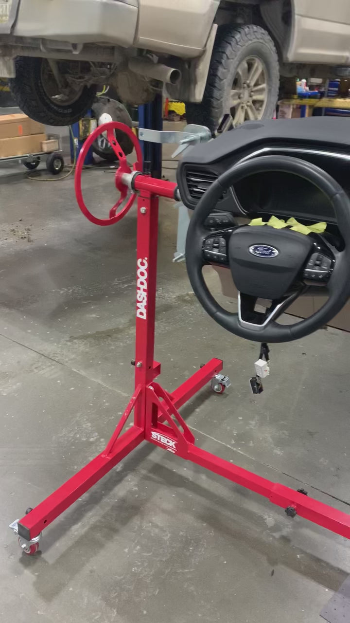 Auto dashboard service repair workbench with 360° rotation