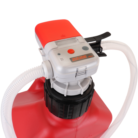 ZE1030XL – AA Battery Powered Fuel Can Transfer Pump for Racing Style ZE1030XL – AA Battery Powered Fuel Can Transfer Pump for Racing Style