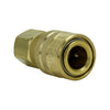 S-715W - Milton® 1/4" FNPT Industrial Interchange (M-STYLE®) Quick-Connect Brass Coupler (Sold Individually)