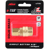 S-715W - Milton® 1/4" FNPT Industrial Interchange (M-STYLE®) Quick-Connect Brass Coupler (Sold Individually)