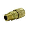 S-719W - Milton® 3/8" Brass (M-STYLE®) Quick-Connect Brass Coupler, Male (Sold Individually)