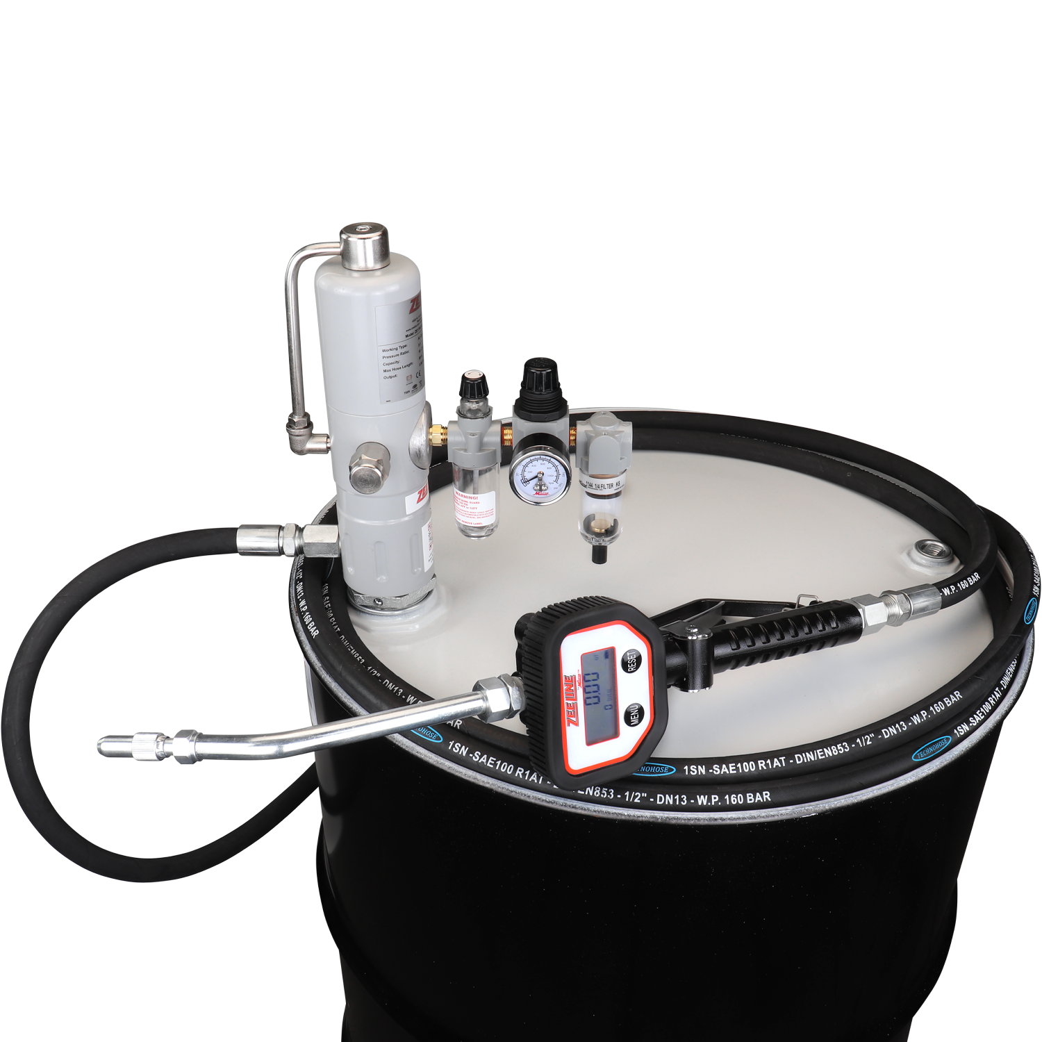 ZE1700K-55-200 – 3:1 Eco Series Pump Kit 55-Gal w/hose & meter