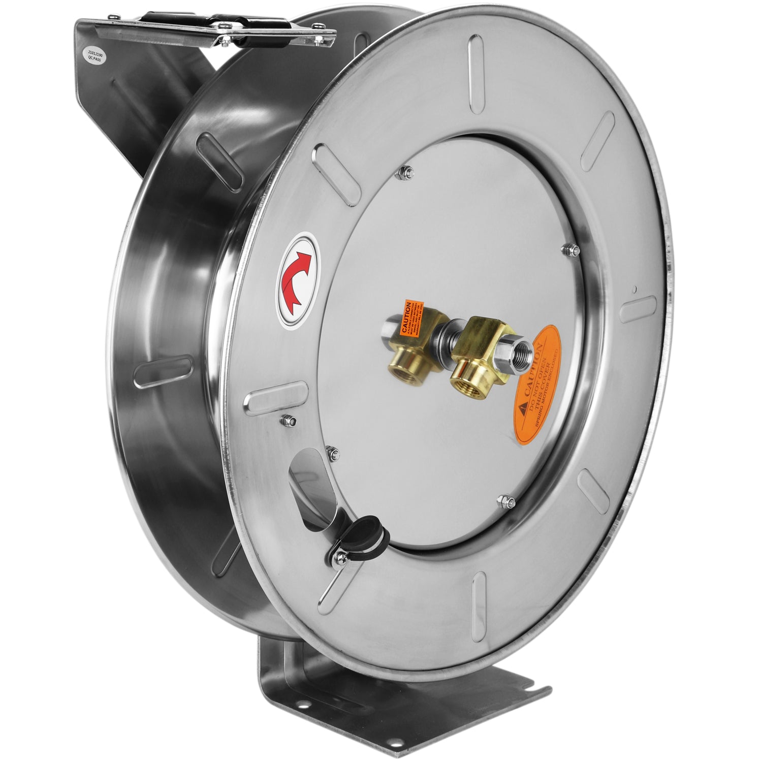 2750-12SS - Milton® Industrial Stainless Steel Hose Reel Retractable, 1/2