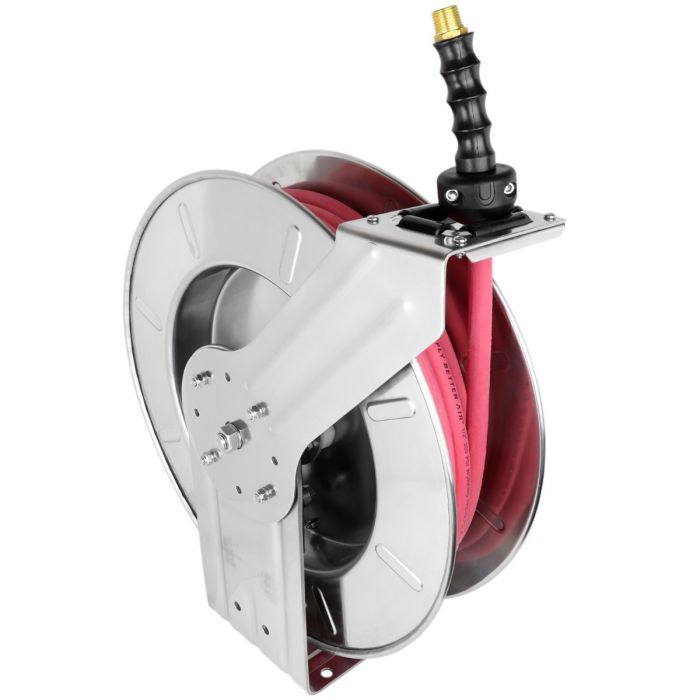 2756-5038SS - Milton® Industrial Stainless Steel Hose Reel Retractable, 1/2
