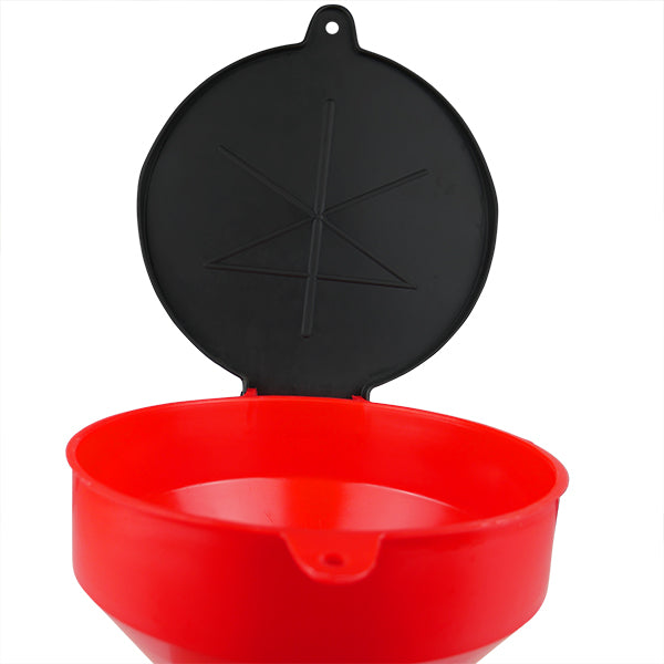 ZE798 - 4 Quart Heavy-Duty Threaded Funnel with lid