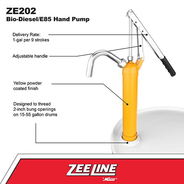 ZE202 - Bio-Diesel/E85 Hand Pump (1 Gallon Per 9 Strokes)