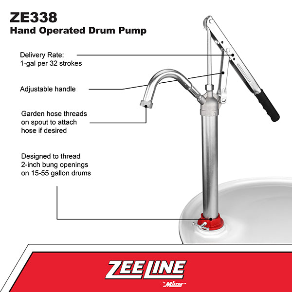 ze338-Hand Operated Drum Pump