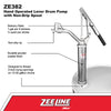 ZE382 - Hand Operated Lever Drum Pump with Non-Drip Spout (1 Gallon Per 9 Strokes)