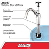 ZE387 - SS Lift Pump For 15-55 Gal. Drum with PTFE Seals