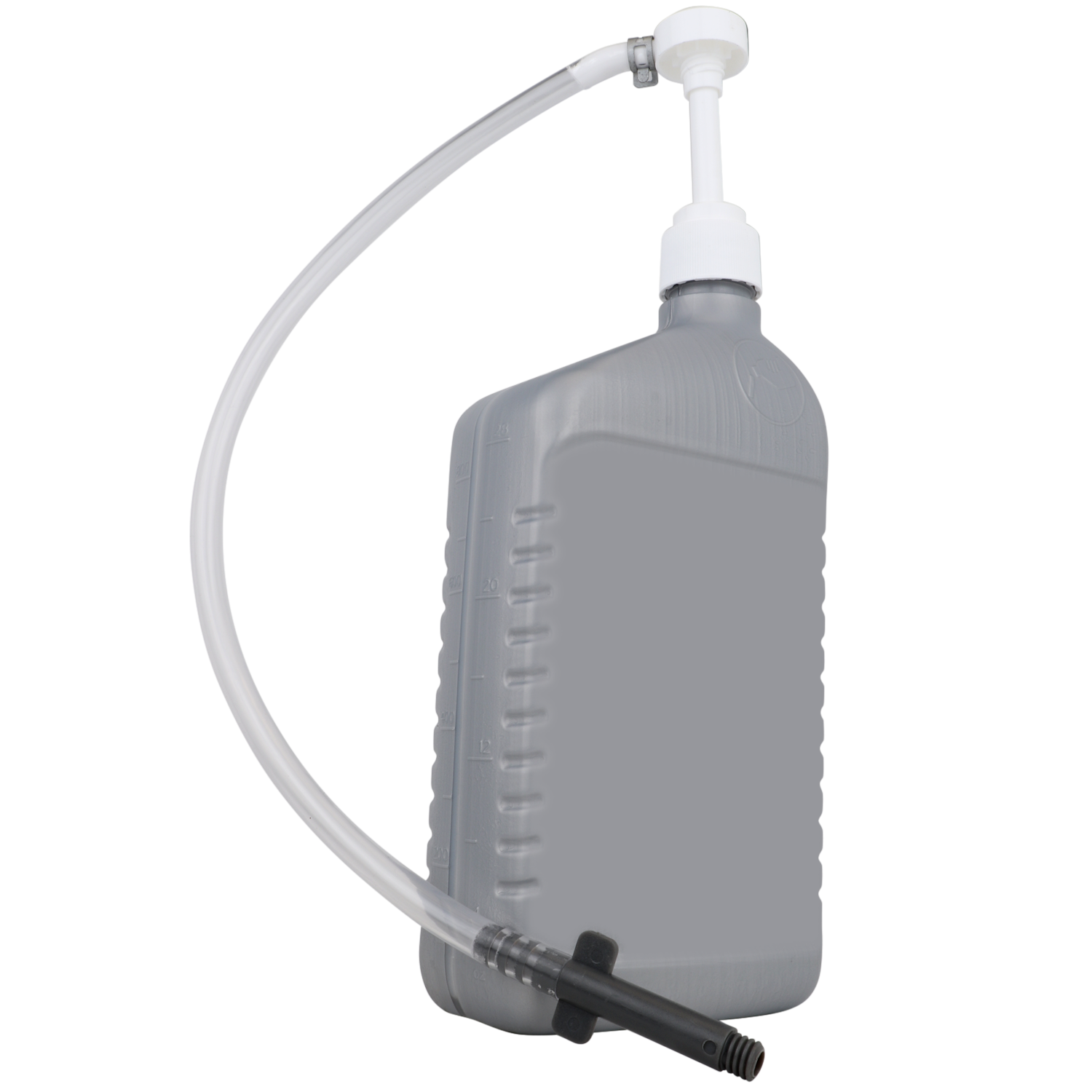 ZE1021 – Hand Pump for Quart Bottles with Plastic Hands-Free Adapter (28mm neck).