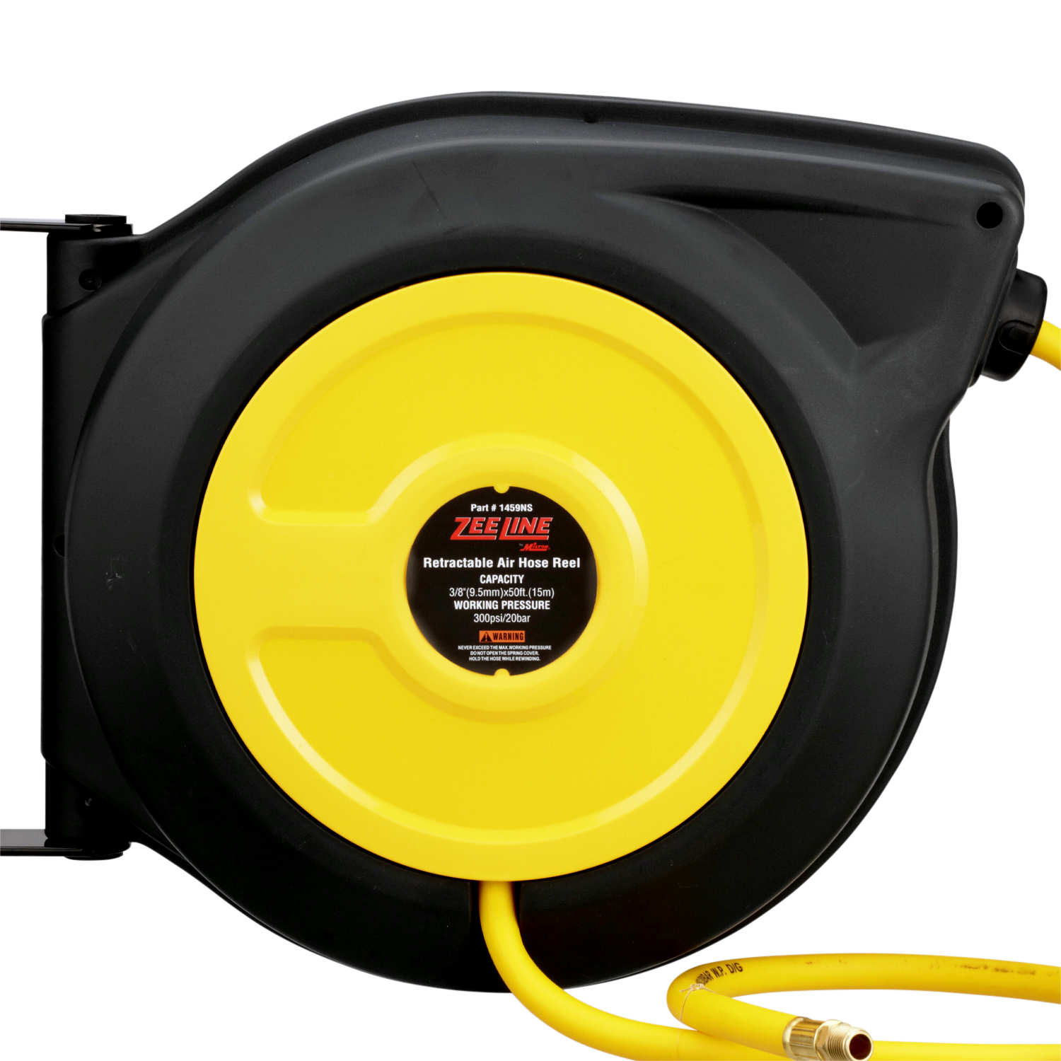 ZE1459NS – 50-ft. Closed Air Hose Reel w/Hybrid Polymer Hose