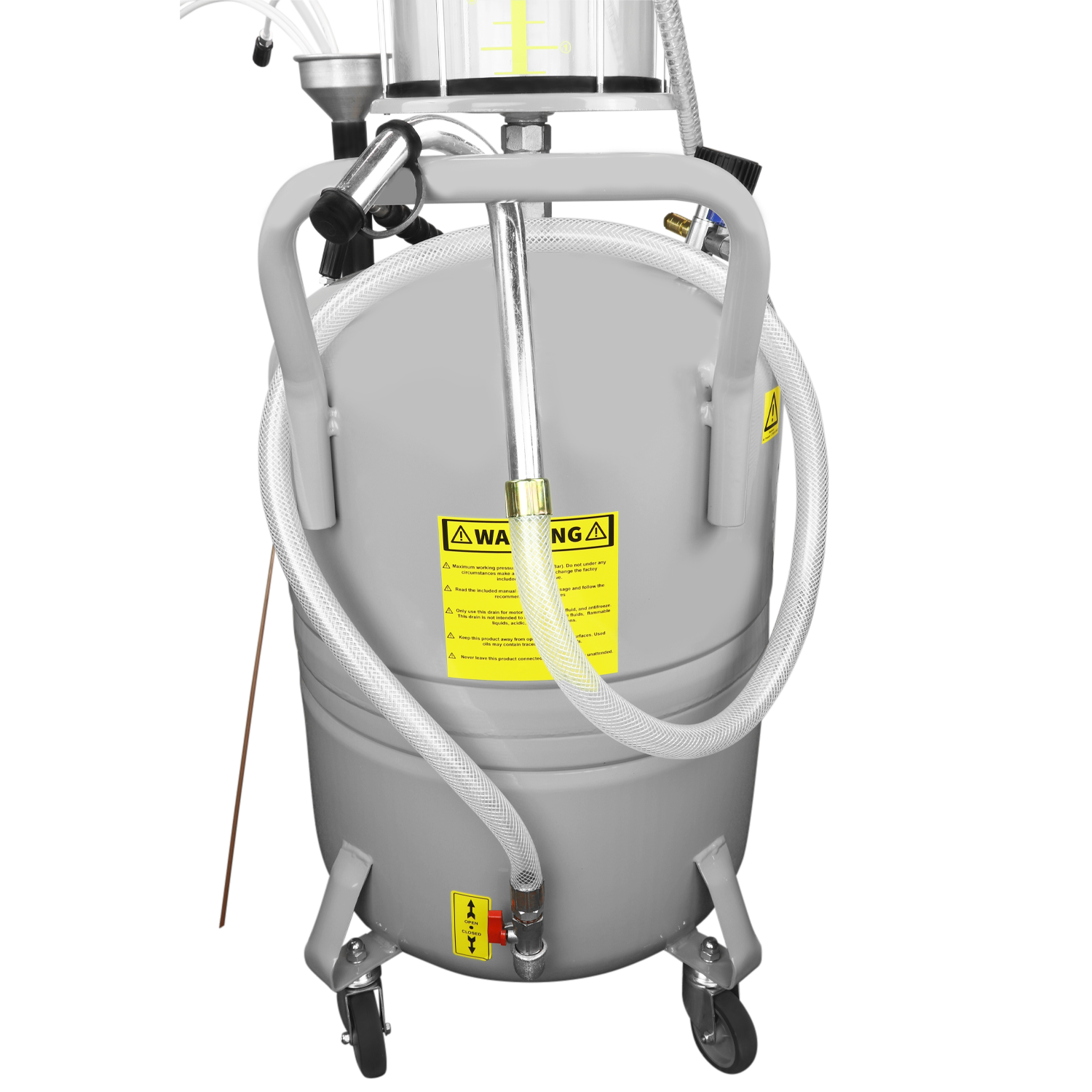 ZE21EVB – 21-Gallon Professional Fluid Evacuator w/Measuring Bowl