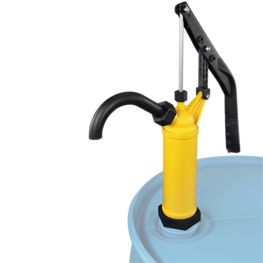 ze375-Versatile plastic lever pump designed for 15-55 gallon drums