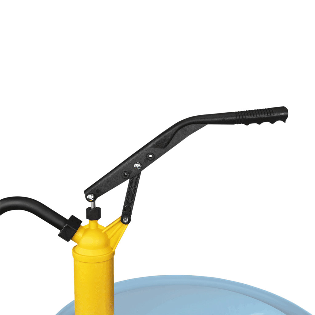 Versatile plastic lever pump designed for 1555 gallon drums