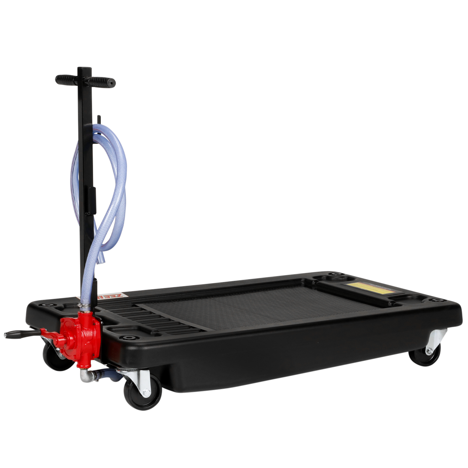 ZELP17-MP – 17-Gallon Poly Low-Profile Oil Drain w/manual evacuation pump