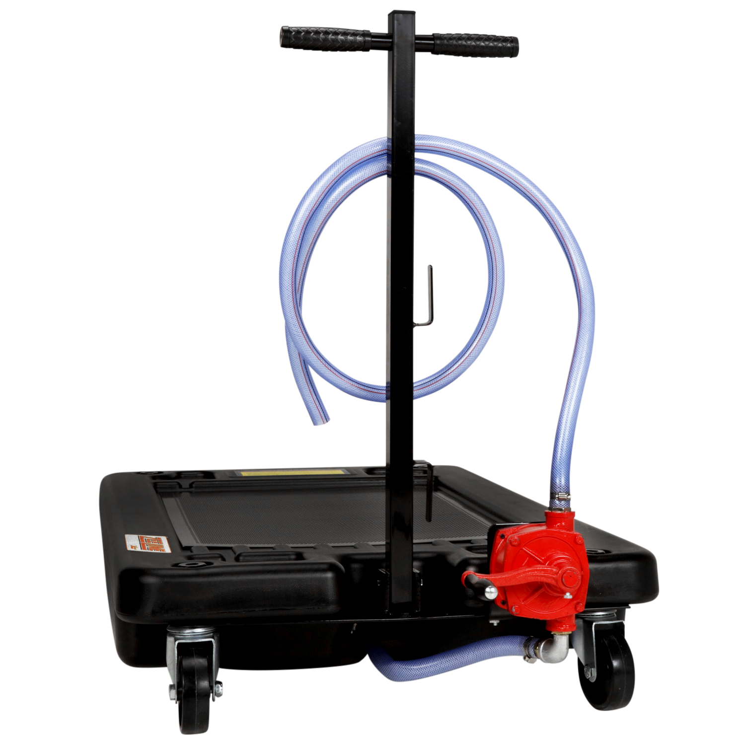 ZELP17-MP – 17-Gallon Poly Low-Profile Oil Drain w/manual evacuation pump